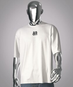white Oversize T-shirt  تيشرت اوفرسايز  ابيض - Image 2