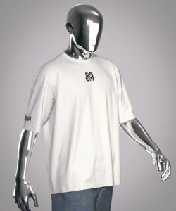 white Oversize T-shirt  تيشرت اوفرسايز  ابيض