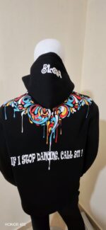 Black Djefiano Hoody  Oversize هودي جفيانو اوفرسايز  اسود - Image 8