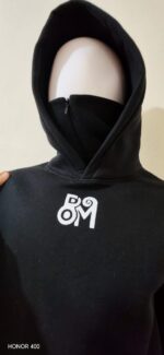 Black Djefiano Hoody  Oversize هودي جفيانو اوفرسايز  اسود - Image 5