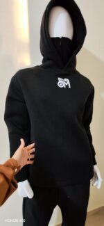Black Djefiano Hoody  Oversize هودي جفيانو اوفرسايز  اسود - Image 6