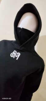 Black Djefiano Hoody  Oversize هودي جفيانو اوفرسايز  اسود - Image 4